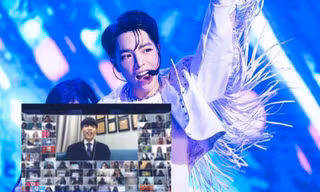 Xuất hiện trên truyền hình Hàn Quốc, Đức Phúc trổ tài "bắn" tiếng Anh và hát live cực ngọt