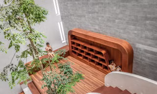 Kiểu thiết kế giúp không gian cầu thang bớt nhàm chán