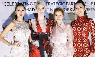 Dàn người đẹp Việt gợi cảm dự tiệc cùng siêu mẫu Coco Rocha 