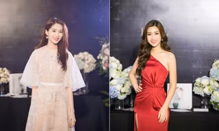 Hoa hậu Thu Thảo, Đỗ Mỹ Linh diện váy cưới trắng muốt