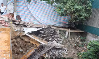 Sập bờ kè ở Vân Đồn, 2 công nhân thương vong