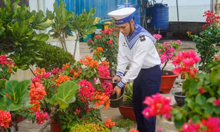 Những người lính Hải quân ở Trường Sa