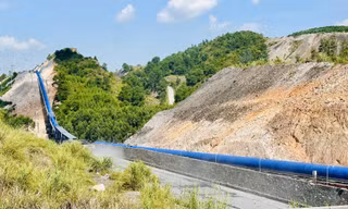 Hoàn thành 6km đường băng tải than trị giá 450 tỷ đồng 