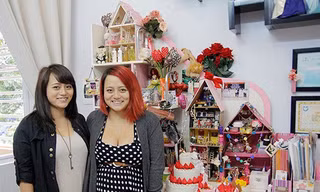 Chị em sinh đôi có tài làm đồ handmade xinh xắn