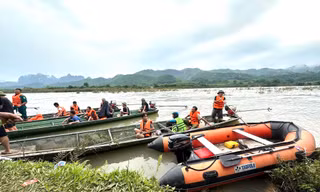 Tìm thấy thi thể nam thanh niên sau 4 ngày mất tích trên sông