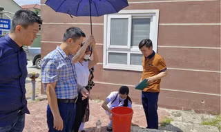 Vụ hàng chục người ngộ độc ở chung cư: Nước bẩn từ ngoài ngấm vào bể nước sinh hoạt