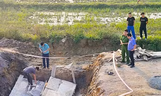 Đình chỉ nhà thầu thi công cao tốc Diễn Châu - Bãi Vọt để sập cống, chết người