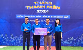 Nhiều hoạt động ý nghĩa trong lễ khởi động Tháng Thanh niên tại vùng biên xứ Nghệ