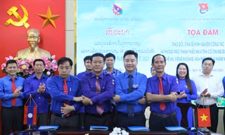 Tỉnh Đoàn Nghệ An và 3 tỉnh nước Lào ký biên bản ghi nhớ, phối hợp hoạt động