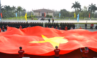 Sẵn sàng Lễ Thượng cờ Tổ quốc ở đôi bờ Hiền Lương - Bến Hải