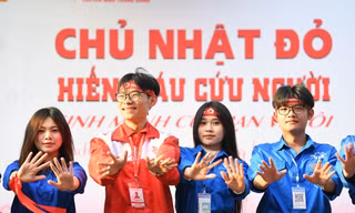 'Chủ Nhật Đỏ' 2025: Hàng nghìn sinh viên ‘check-in’ hiến máu – Trao yêu thương, nhận quà