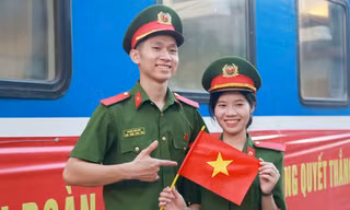 1.000 học viên Nam tiến, chuẩn bị cho màn trống hội Kỷ niệm 50 năm Giải phóng miền Nam