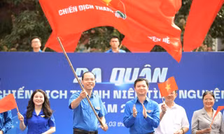 Thanh niên Thủ đô hừng hực khí thế ra quân Chiến dịch tình nguyện Hè 2025 