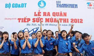 Trung ương Hội Sinh viên sẽ thăm sinh viên tình nguyện tiếp sức mùa thi