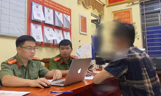 Cơ quan Công an làm việc với người đưa tin sai sự thật về vỡ đê.