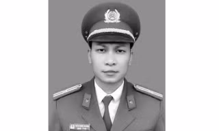 Thiếu tá công an hy sinh khi làm nhiệm vụ trong bão Yagi