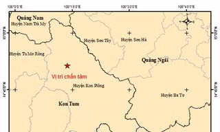 8 trận động đất liên tiếp tại Kon Tum gây rung lắc mạnh