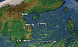 Xuất hiện vùng áp thấp trên Biển Đông, mưa lớn kéo dài 