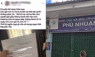 Giám đốc hợp tác xã ký 'giấy thông hành' cho con gái bị phạt 7,5 triệu đồng 