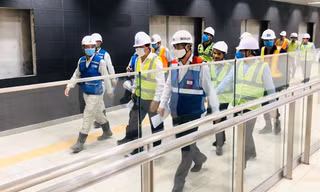 Ga Nhà hát Thành phố của tuyến metro số 1 gồm 4 tầng ngầm đã cơ bản hoàn thiện 