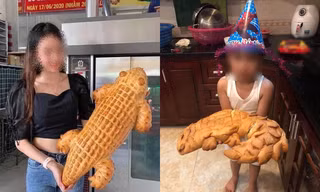 Cô gái đặt mua bánh mì cá sấu qua mạng, lúc nhận hàng không biết nên khóc hay nên cười