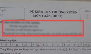 Giáo viên Toán ghi thêm câu thơ vào đề kiểm tra thường xuyên, teen đọc xong sợ “xanh mặt“
