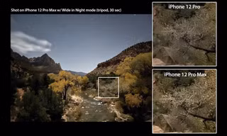 So sánh camera iPhone 12 Pro với iPhone 12 Pro Max: Có sự khác biệt nhưng không nhiều