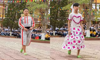 Khi trường học trở thành “sàn diễn thời trang“: Teen diện trang phục siêu độc đáo
