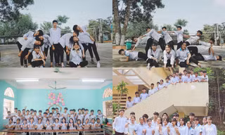 Khi cô chủ nhiệm là “thợ chụp ảnh“: Tập thể lớp sẽ có những bức ảnh “bắt trend” cực vui!