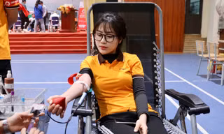 Chủ Nhật Đỏ tại Yên Bái tiếp nhận gần 700 đơn vị máu