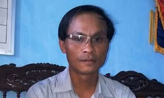 Ông Đặng Tiến Tùy, người vừa nhặt được tiền và tìm cách trả lại cho bệnh nhân nghèo. Ảnh: Ngọc Văn 