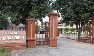 Trụ sở phường Nghi Thu (thị xã Cửa Lò).