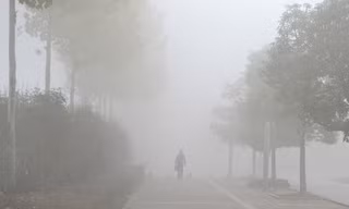 Bà lão lạc đường khi sang nhà hàng xóm do sương mù dày đặc