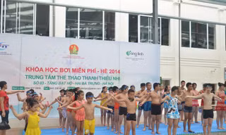 Giải bơi Thanh thiếu niên Hà Nội: Hơn 100 triệu đồng tiền thưởng