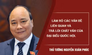 Thủ tướng và 4 ‘tư lệnh’ ngành trả lời chất vấn