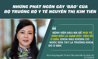 Những phát ngôn ‘dậy sóng’ của Bộ trưởng Y tế Nguyễn Thị Kim Tiến