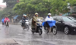 Thời tiết 13/7: Bắc Bộ mưa dông diện rộng