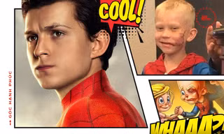 Tom Holland mời cậu bé bị chó cắn vì cứu em gái đến phim trường “Spider-Man 3”