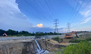 Tận thấy công trình chống ngập cho cao tốc Phan Thiết - Dầu Giây