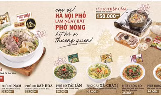 Ra mắt quán phở ăn liền Đệ Nhất tại Hà Nội 