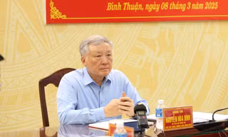 Đoàn kiểm tra của Bộ Chính trị làm việc tại Bình Thuận