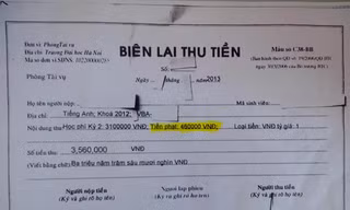 Choáng với việc thu học phí kiểu 'cầm đồ'