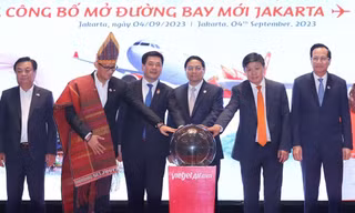 Thủ tướng chứng kiến lễ công bố mở đường bay thẳng đầu tiên Jakarta – Hà Nội