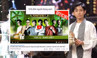 ‘Rap Việt’ lập siêu kỷ lục lượt xem, đồng dao 'Bắc Kim Thang' gây nổi da gà