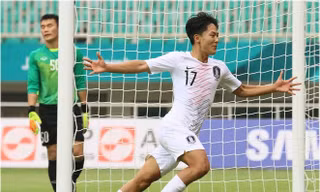 Lee Seung-woo từng ghi 2 bàn vào lưới Olympic Việt Nam tại Asiad 18.