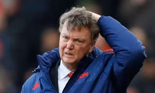 Sự thất vọng của HLV Van Gaal.
