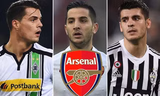 Arsenal tính mua cả Kostas Manolas, Granit Xhaka và Alvaro Morata.