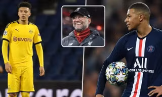 HLV Jurgen Klopp không có ý định tham gia vào cuộc đua tranh giành chữ ký của Kylian Mbappe và Jadon Sancho.