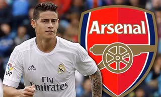 Arsenal đã đạt được thỏa thuận chiêu mộ James Rodriguez.