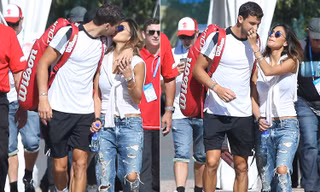 Nicole Scherzinger và Grigor Dimitrov công khai tình cảm ngay trên phố.